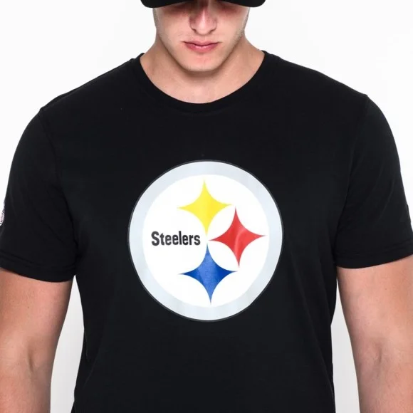 Maglietta Pittsburgh Steelers New Era con logo della squadra