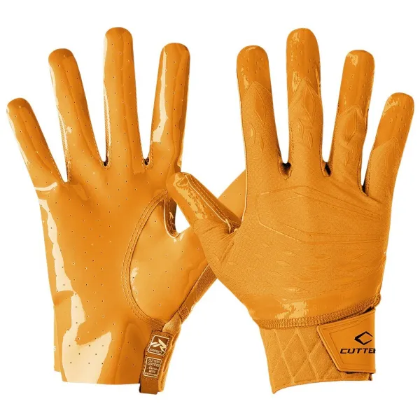 Guanti da ricevitore Rev Pro 5.0 di Cutters, giallo