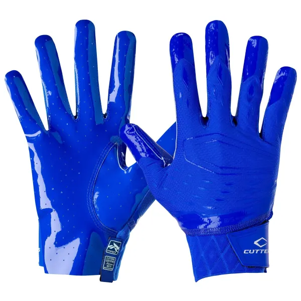 Gants de receveur Cutters Rev Pro 5.0 Bleu roi