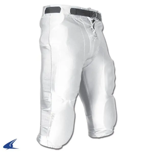 Pantaloni bianchi con vita a fessura