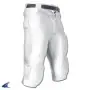 Pantaloni bianchi con vita a fessura