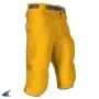 Pantalones de Cintura Ranurada Amarillos