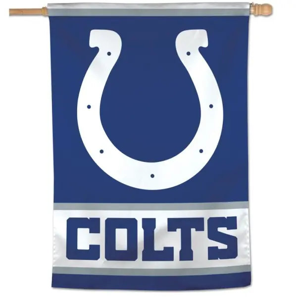 Drapeau Vertical des Colts d'Indianapolis 28" x 40"