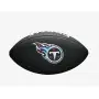 Mini Fútbol Americano NFL de los Tennessee Titans Negro Frontal
