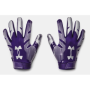 Purple Under Armour F8 Receiver gloves