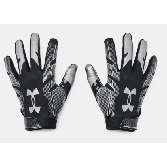 Schwarze Under Armour F8 Receiver Handschuhe