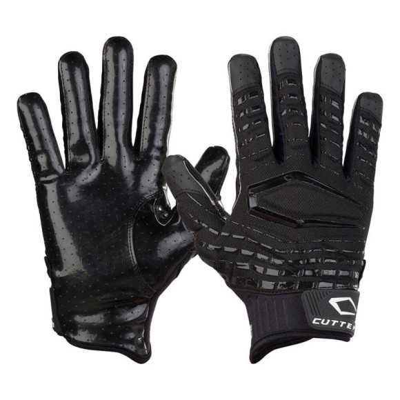 Cutters Gamer 5.0 Gepolsterte Receiver Handschuhe Schwarz