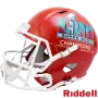 Casque réplique des champions du Super Bowl 57 des Kansas City Chiefs côté gauche