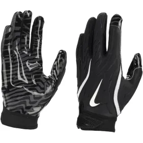 Guantes de receptor acolchados para adultos Nike Superbad 7.0 negros