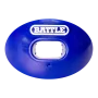Paradenti da calcio con cinturino convertibile Battle Oxygen Blu Reale