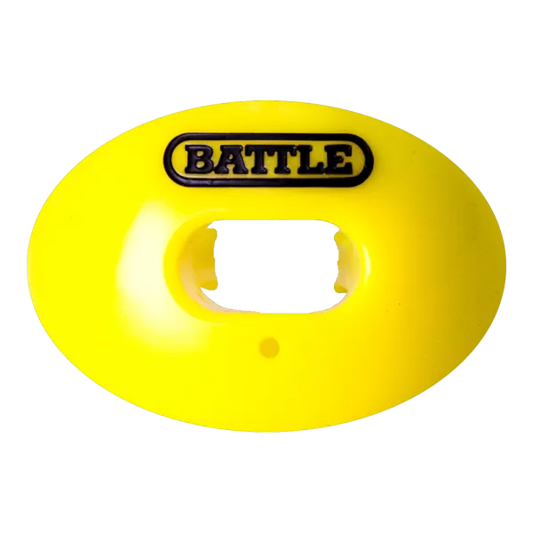 Battle Oxygen Konvertibel Strop Fodboldmundbeskytter Gul