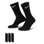 Nike Dri-Fit Crew Sokker 3-pak Sort