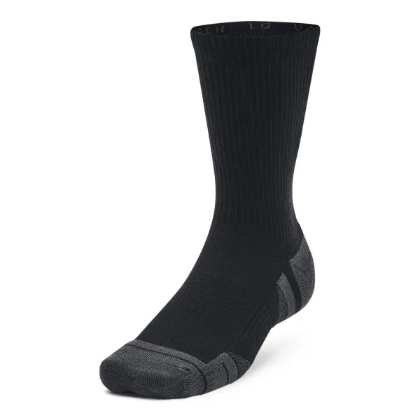 Under Armour Prestanda Tech Crew-strumpor 3-pack Fram