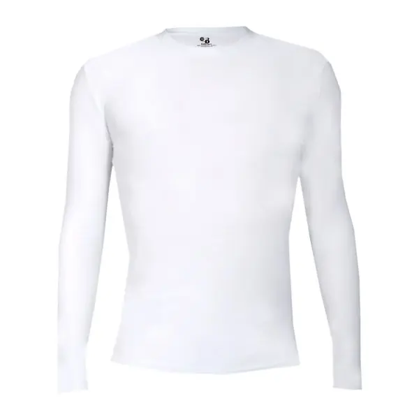 Top de Manga Larga Pro Compression Blanco