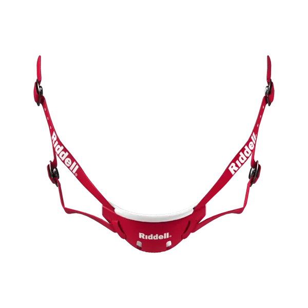 Riddell Hard Cup Kinnriemen Rot