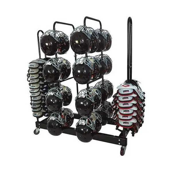 Carrello per spalline e casco