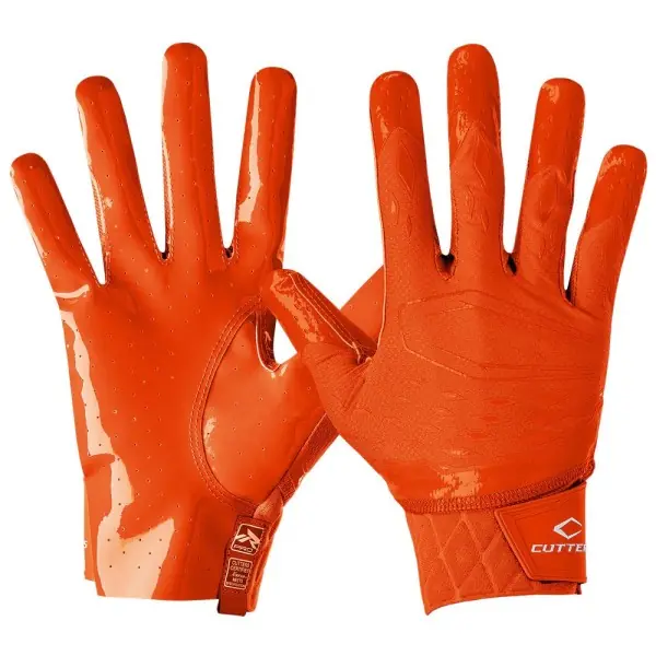 Guanti da ricevitore Cutters Rev Pro 5.0 Arancioni