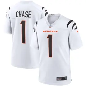 Cincinnati Bengals Jersey Nike Game - Ja'Marr Chase Blanco