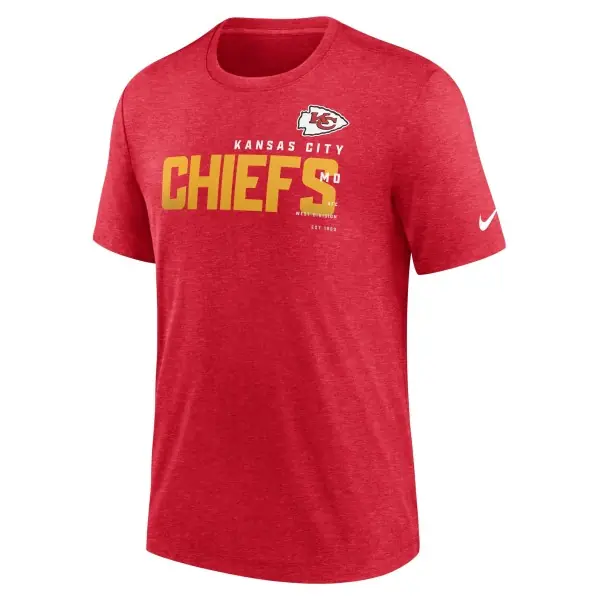 Kansas City Chiefs Nike Triblend T-Shirt Rot