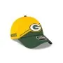 Green Bay Packers New Era 9Forty Snapback-kasket Foran Højre