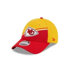 Kansas City Chiefs New Era 9Forty Snapback-Kappe vorne links