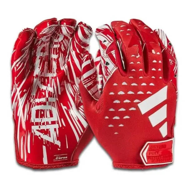 Guantes de receptor Adidas Adizero 13 Rojos
