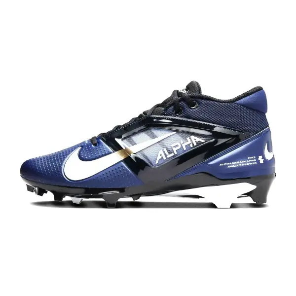 Nike Alpha Menace Pro 4 Fußballstollen Marineblau