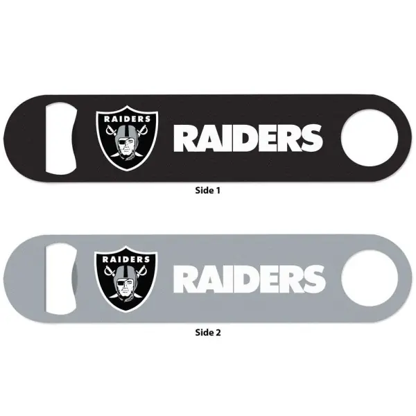 Apribottiglie in Metallo Las Vegas Raiders Fronte e Retro