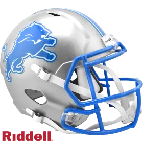 Casque Réplique Vitesse Taille Réelle des Lions de Detroit 2024