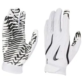 Guantes Nike Superbad 7.0 para Receptor Adulto Acolchados Blancos