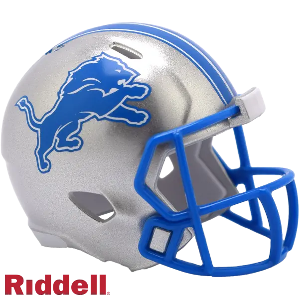 Casque de vitesse de poche NFL 2024 des Detroit Lions