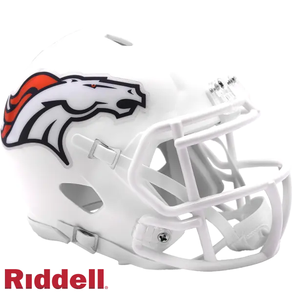 Casco Miniatura de Velocidad Alternativo de Campo de los Denver Broncos 2024