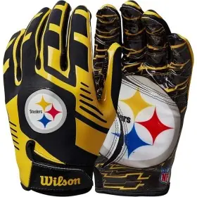 Gants de Receveurs Adulte Stretch Fit NFL de Pittsburgh Steelers Wilson