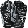 Guanti da ricevitore per adulti Wilson NFL Stretch Fit Las Vegas Raiders