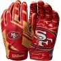 San Francisco 49ers Wilson NFL Stretch Fit Voksen Receiver Handsker