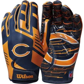 Chicago Bears Wilson NFL Stretch Fit Adult Receiver Gloves