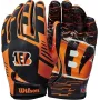 Guantes receptores adultos Wilson NFL Stretch Fit Cincinnati Bengals