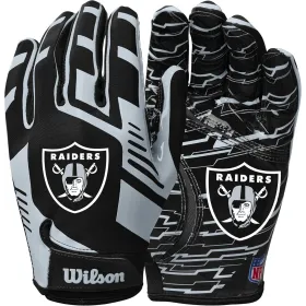 Las Vegas Raiders Wilson NFL Stretch Fit Adult Receiver Gloves