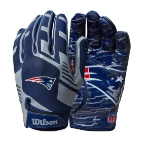New England Patriots Wilson NFL Stretch Fit Receiver-handskar f