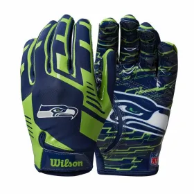 Seattle Seahawks Wilson NFL Stretch Fit Receiver-handskar f