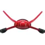 Correa de barbilla de copa dura Riddell Speedflex Cam Loc roja