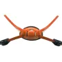 Correa de barbilla dura con copa Cam Loc Riddell Speedflex Naranja